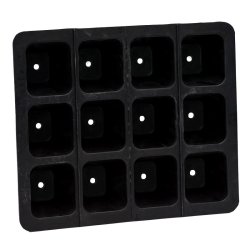 Fair Zone - Genanvendelig sbakke i naturgummi - 12 Celler